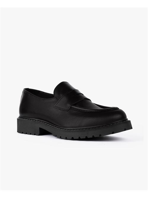 Mocassins en cuir de veau noir pour homme Exton EXTON | 682NERO