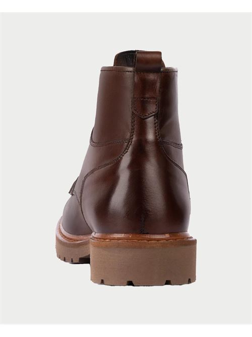 Bottines pour hommes Exton en cuir de veau marron EXTON | 684BROWN