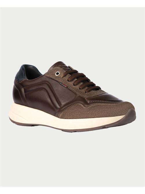 Sneakers uomo Exton in pelle e camoscio EXTON | 802TAUPE