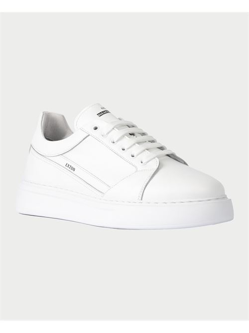 Sneakers uomo Exton in pelle con logo laterale EXTON | 990BIANCO