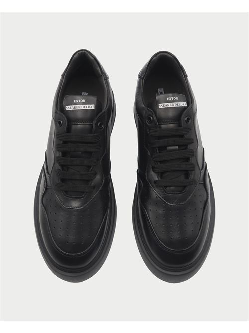 Sneakers basse uomo di Exton traforate EXTON | 992NERO