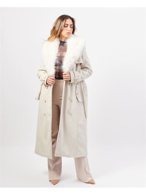 Fracomina double-breasted long coat FRACOMINA | FR24WC1015W57901108