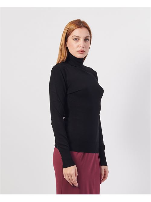 Pull ? col roul? Fracomina en viscose m?lang?e FRACOMINA | FR24WT7001K41001053