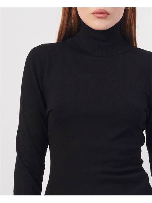 Pull ? col roul? Fracomina en viscose m?lang?e FRACOMINA | FR24WT7001K41001053