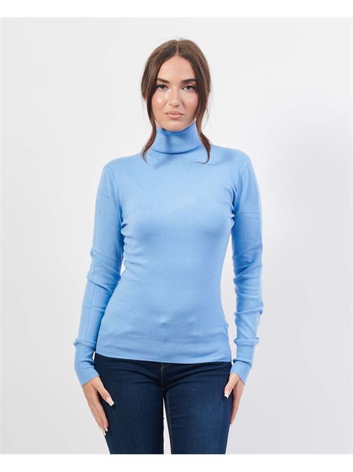 Pull ? col roul? Fracomina en viscose m?lang?e FRACOMINA | FR24WT7001K41001252