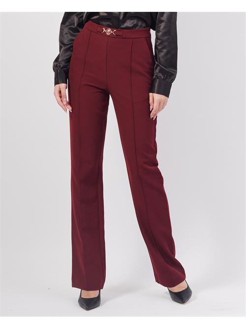 Pantalon palazzo Fracomina en tissu stretch FRACOMINA | FS24WVA001W42901087