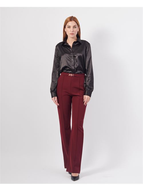 Pantalon palazzo Fracomina en tissu stretch FRACOMINA | FS24WVA001W42901087