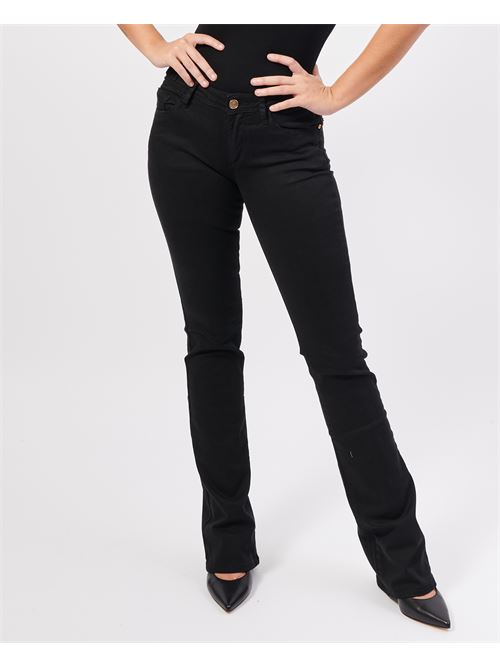 Pantalon bootcut Gaudi en coton m?lang? GAUDI | 421BD250072001