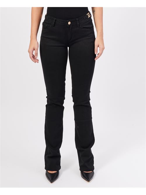 Pantalon bootcut Gaudi en coton m?lang? GAUDI | 421BD250072001