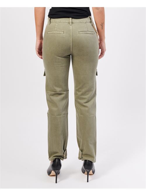 Pantalon cargo Gaudi en coton m?lang? GAUDI | 421BD250123387