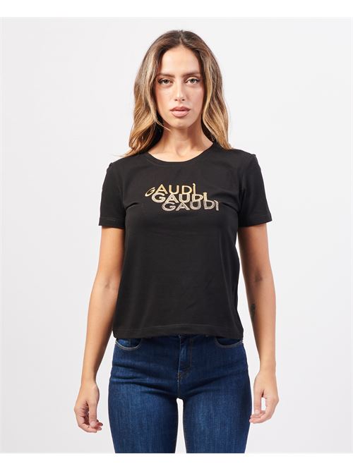 T-shirt ? col rond Gaudi avec logo sur le devant GAUDI | 421BD640342001