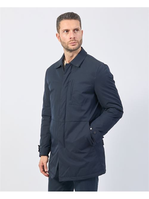 Veste longue Gazzarrini avec boutons GAZZARRINI | GBI593GBLU/NAVY