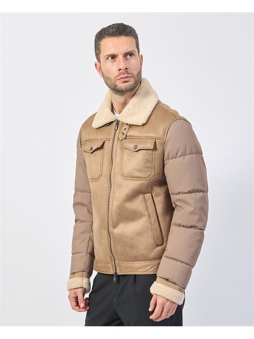 Veste homme Gazzarrini avec col fourrure GAZZARRINI | GBI601GBEIGE