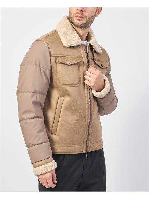 Veste homme Gazzarrini avec col fourrure GAZZARRINI | GBI601GBEIGE