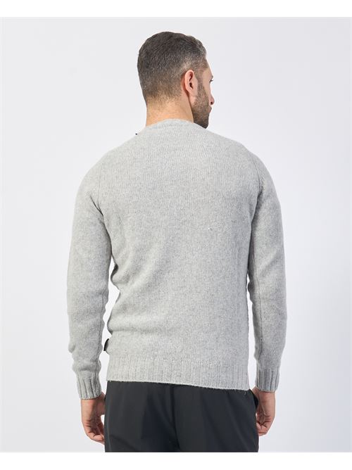 Pull ? col rond Gazzarrini en laine m?lang?e GAZZARRINI | MI386GRGRIGIO-CHIARO