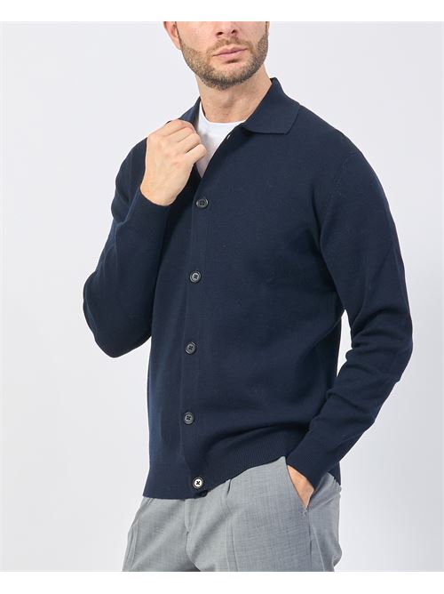 Cardigan homme Gazzarrini avec boutons GAZZARRINI | MI496GBLU