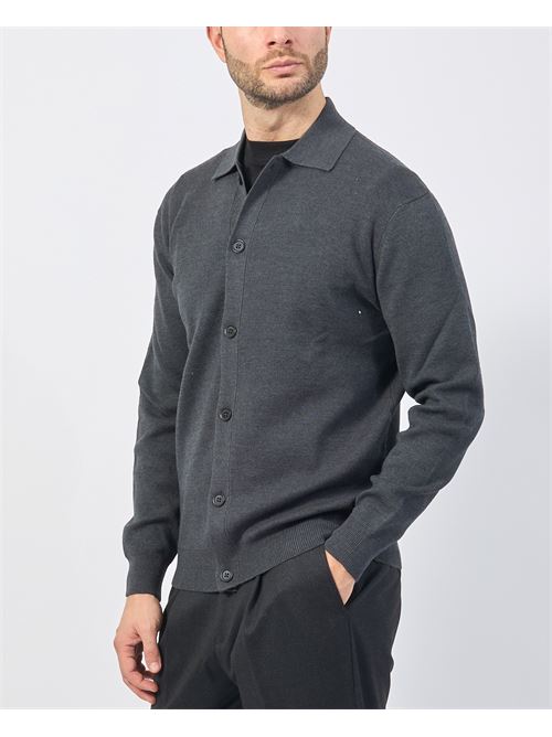 Cardigan homme Gazzarrini avec boutons GAZZARRINI | MI496GGRIGIO