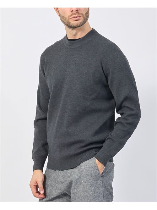 Pull ? col rond Gazzarrini en laine GAZZARRINI | MI497GGRIGIO