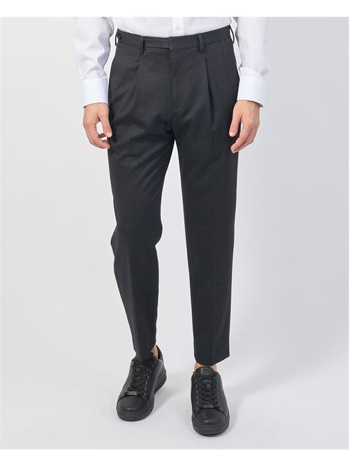 Pantalon homme Gazzarrini en laine m?lang?e GAZZARRINI | PSI621GNERO