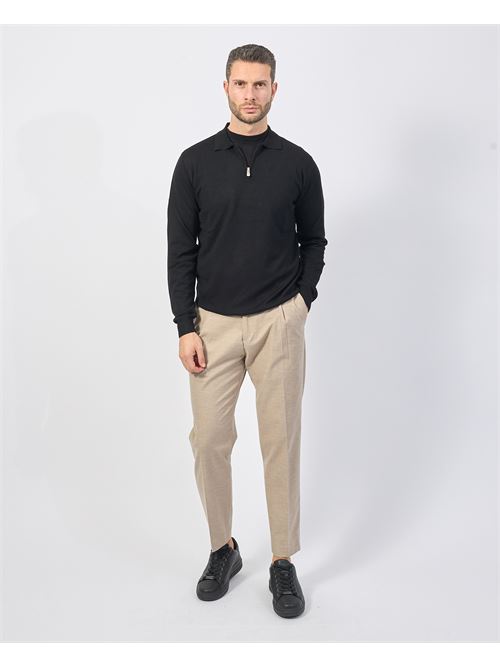 Pantalon homme Gazzarrini en laine m?lang?e GAZZARRINI | PSI647GBEIGE