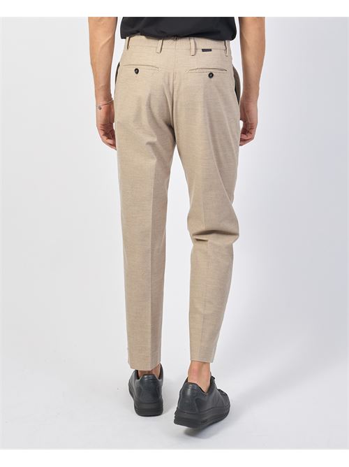 Pantalon homme Gazzarrini en laine m?lang?e GAZZARRINI | PSI647GBEIGE