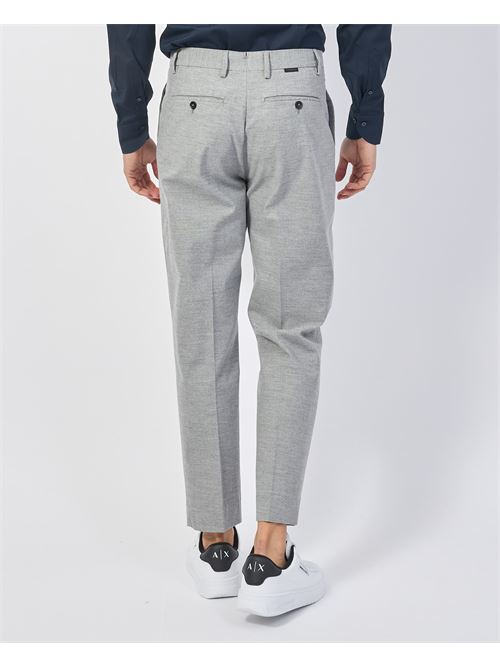 Pantalon homme Gazzarrini en laine m?lang?e GAZZARRINI | PSI647GGRIGIO