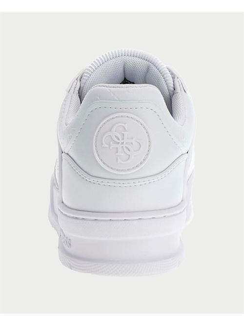 Sneakers donna Guess con suola in gomma e logo GUESS | FLFCLE-ELE12WHITE