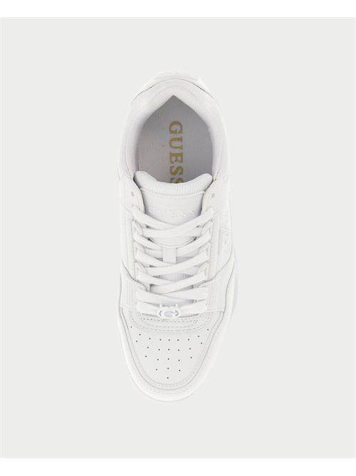 Sneakers donna Guess con suola in gomma e logo GUESS | FLFCLE-ELE12WHITE