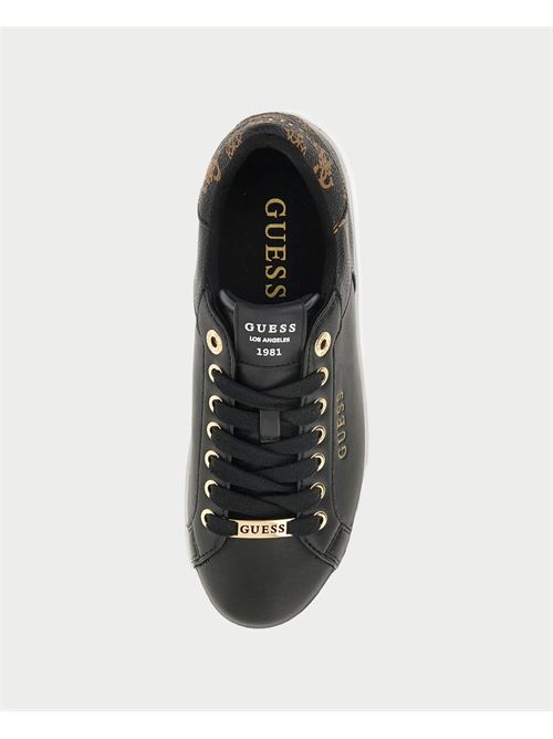 Sneakers donna Guess con logo dorato GUESS | FLFRO2-FAL12BLACK