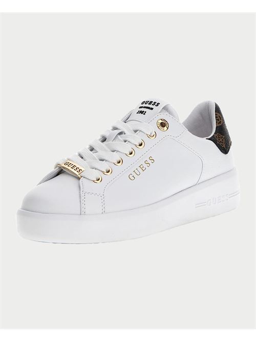 Sneakers donna Guess con logo dorato GUESS | FLFRO2-FAL12WHITE