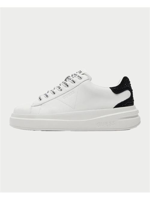 Sneakers donna Guess in vera pelle GUESS | FLTELB-LEA12WHBLK