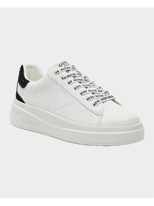 Sneakers donna Guess in vera pelle GUESS | FLTELB-LEA12WHBLK