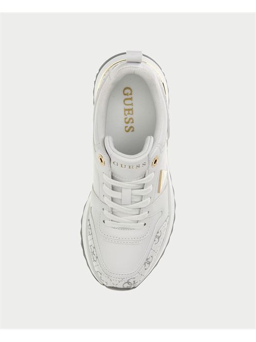 Sneakers donna Guess con inserti laminati GUESS | FLTKYN-ELE12WHIGR