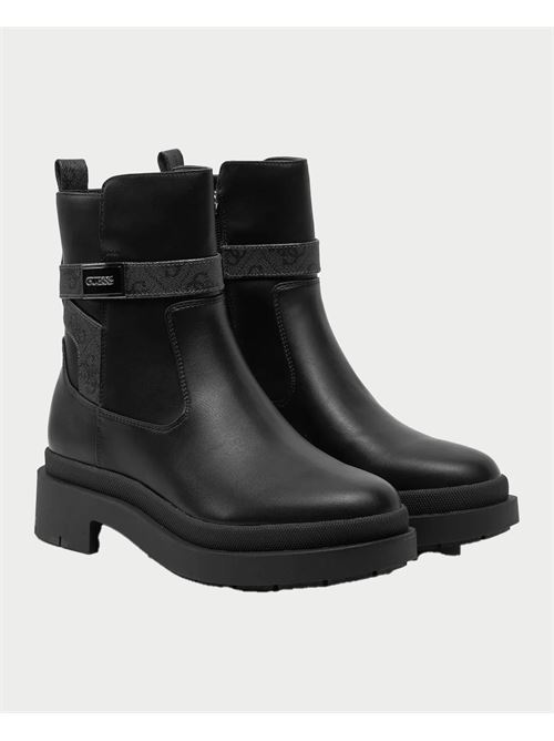 Guess women's boots with decorative strap GUESS | FLTOVE-ELE10BLKCO