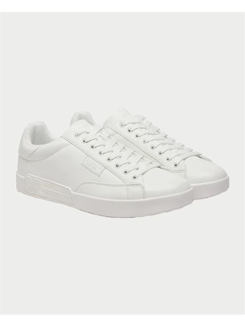 Sneakers basse uomo Guess stringate GUESS | FMFCAS-ELL12WHITE