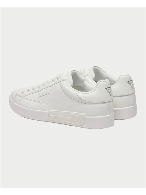 Sneakers basse uomo Guess stringate GUESS | FMFCAS-ELL12WHITE