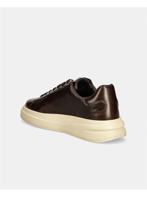 Sneakers uomo Guess elba in vera pelle GUESS | FMTEBR-LEA12BROBE