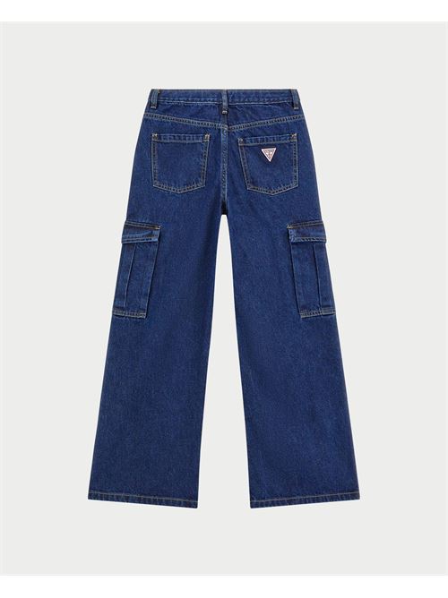 Guess cargo jeans for girls GUESS | J4YA00-D5FL0DLLR