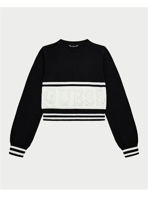 Maglione con strass Guess per bambine