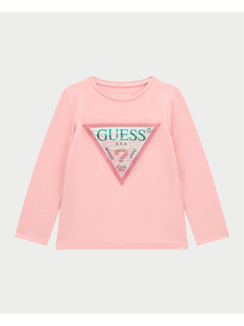 Maglia a manica lunga Guess per bambine con logo