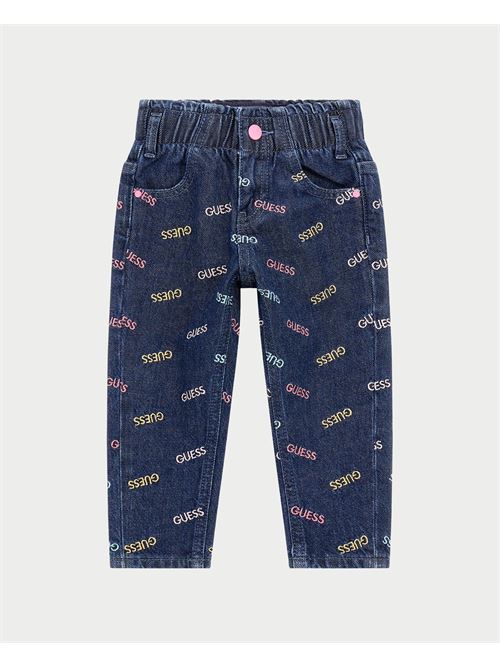 Jeans Guess con elastico in vita per bambine