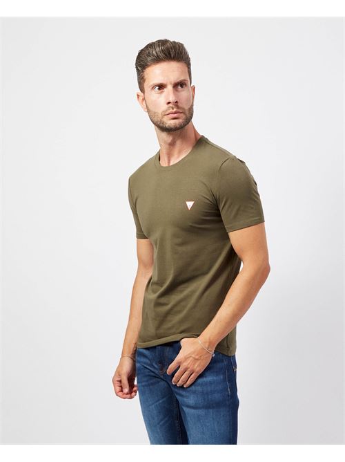 T-shirt uomo Guess slim fit in cotone con logo GUESS | M2YI24-J1314G8F6