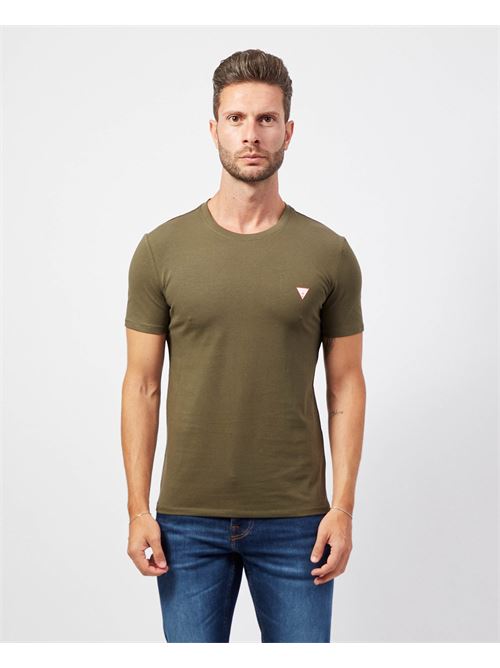 T-shirt uomo Guess slim fit in cotone con logo GUESS | M2YI24-J1314G8F6