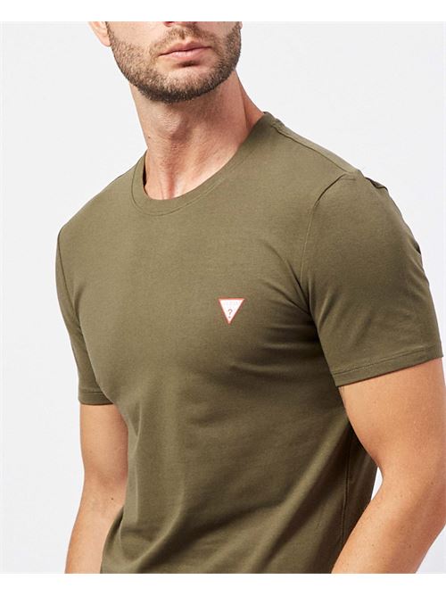 T-shirt uomo Guess slim fit in cotone con logo GUESS | M2YI24-J1314G8F6