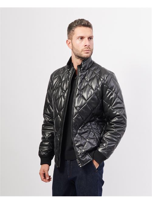 Bomber uomo Guess trapuntato GUESS | M4BL28-WGJ60JBLK