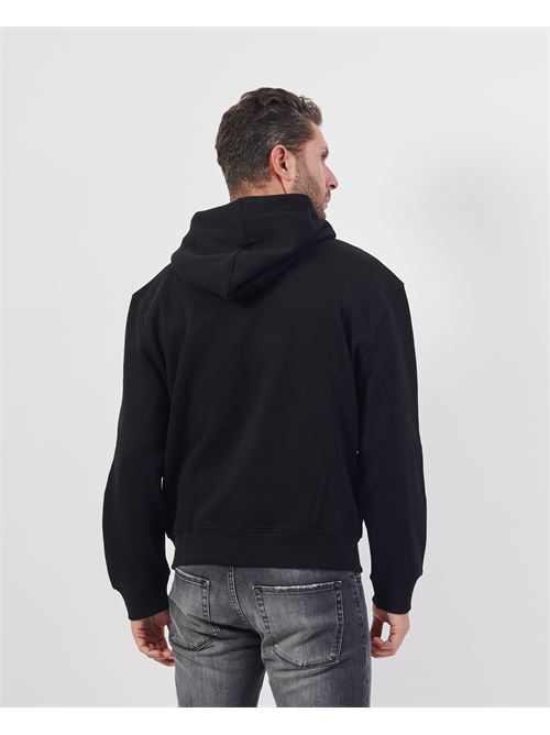 Felpa uomo Guess fullzip con cappuccio GUESS | M4BQ34-K9V31JBLK