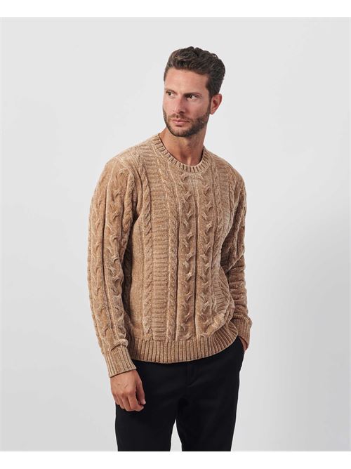 Pull ? col rond Guess en laine m?lang?e GUESS | M4BR25-Z3HH2G1FE