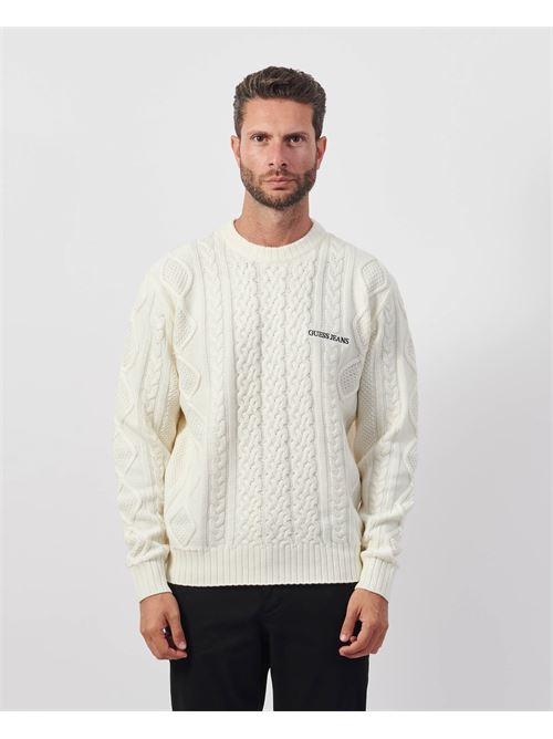 Pull homme Guess avec tissages GUESS | M4BR34-Z3HN2G293