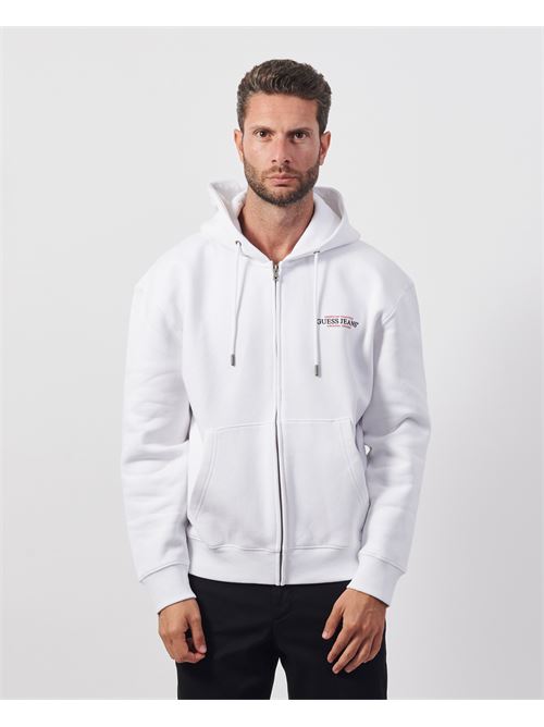 Felpa uomo Guess fullzip con cappuccio GUESS | M4YQ27-K9V31G011