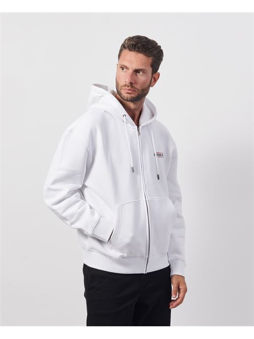 Felpa uomo Guess fullzip con cappuccio GUESS | M4YQ27-K9V31G011